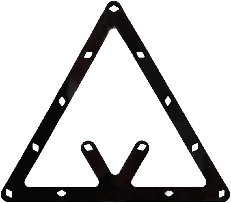 CTWHA 6PCS Black 8 Ball Positioning Paper Billiard Positioning Sticker Magic Ball Positioning Film Billiard Triangle Cue Accessories Billiard Positioning Paper Positioning Sticker Black - Image 5